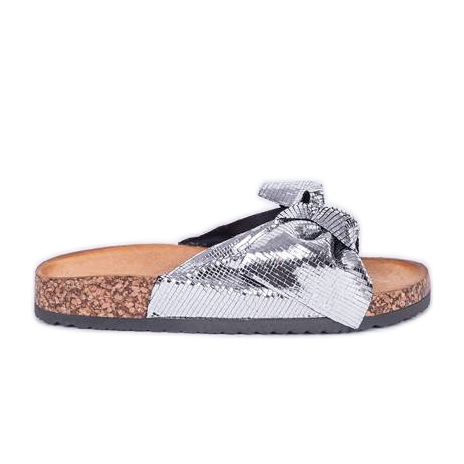 Chaussons Cher argent brillant Chaussons Cher argent brillant