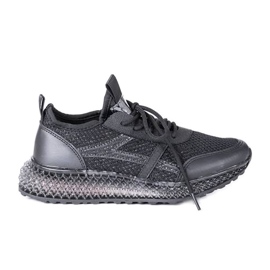 Baskets noires avec ornements Lil