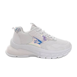 Baskets blanches Modern Girl gris