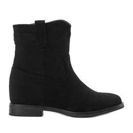 Bottines noires de Venicia le noir