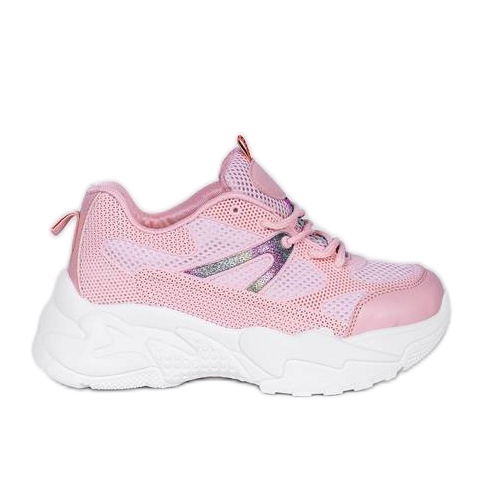 Baskets roses sur grosses semelles Alice Baskets roses sur grosses semelles Alice