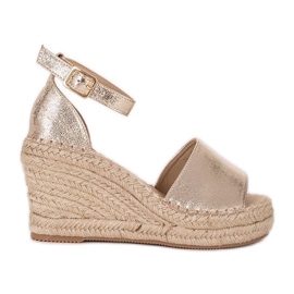Espadrilles dorées Holiday Vibes