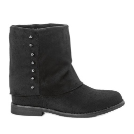 Bottines noires de Lana le noir