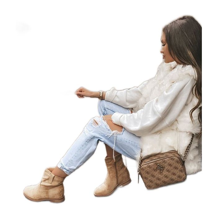 Bottines beiges de Venise Bottines beiges de Venise