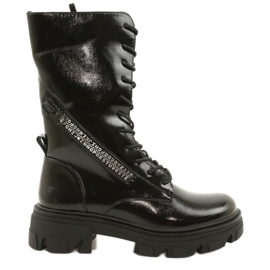 Sergio Leone TR747 Bottes Hautes Noir