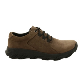 American Club CY18 / 21 chaussures de confort marron pour hommes brun