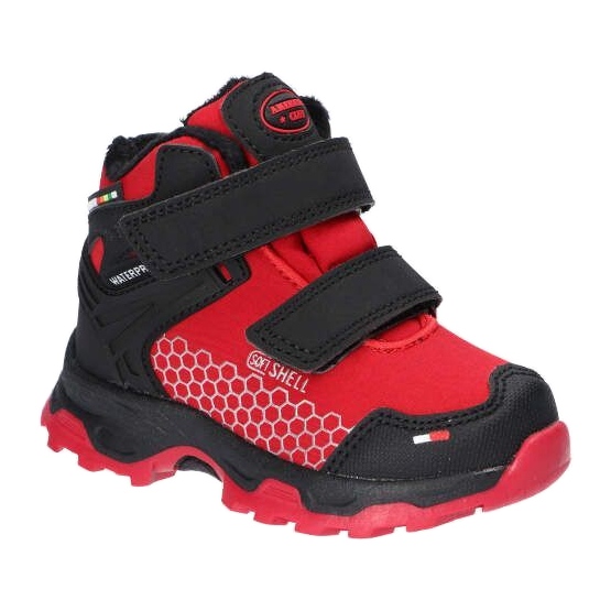 American Club Softshel Sports Softshies Société avec une membrane rouge-noir