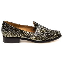 Olivier Lords en cuir pour femmes à talons 2261 viper multicolore