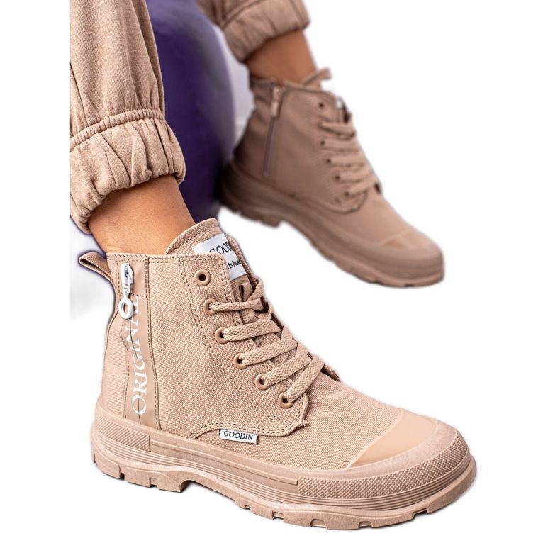 Goodin Baskets montantes originales beige Goodin Baskets montantes originales beige