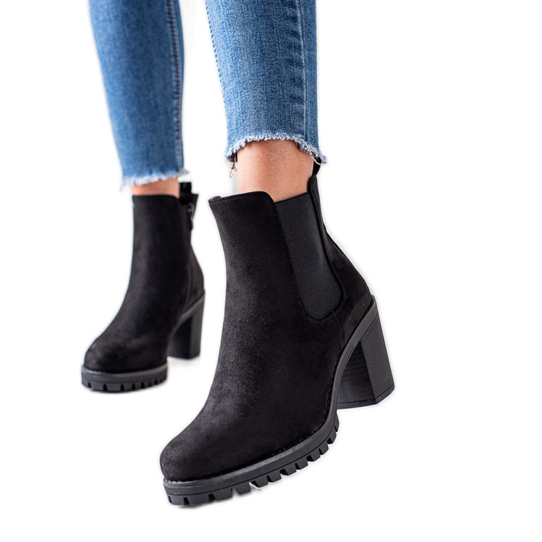 Seastar Bottines classiques à talons hauts le noir