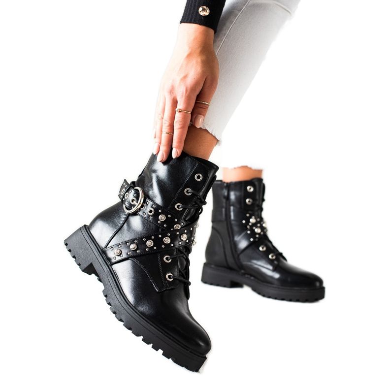 Bestelle Travailleurs noirs avec zircone cubique le noir