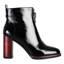 S. BARSKI Bottines vernies stylées S.BARSKI noir