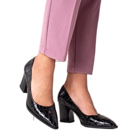 S. BARSKI Escarpins Avec Eco Cuir S.BARSKI noir