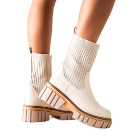 Seastar Bottines Jodhpur boots avec chaussette beige