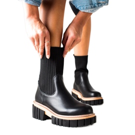 Seastar Bottines Jodhpur boots avec chaussette le noir