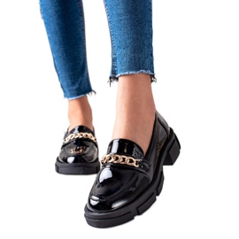 Goodin Mocassins à la mode noirs le noir