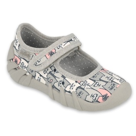 Befado chaussures pour enfants speedy 109P241 rose gris