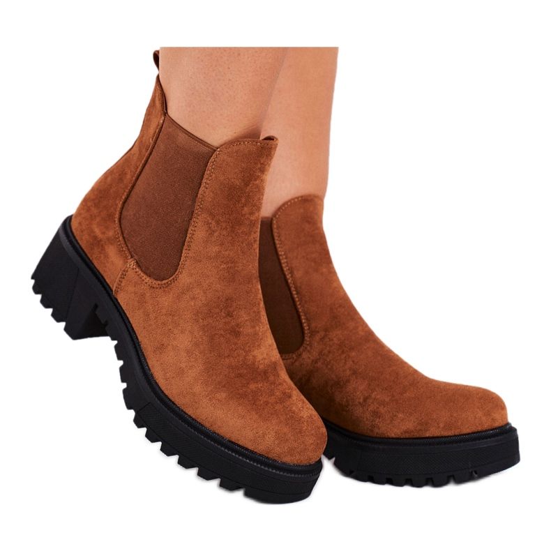 PS1 Bottes Hautes Femme Sidamo Camel brun