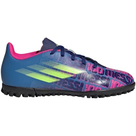 Chaussures de foot Adidas X Speedflow Messi.4 Tf Jr FY6911 multicolore bleu