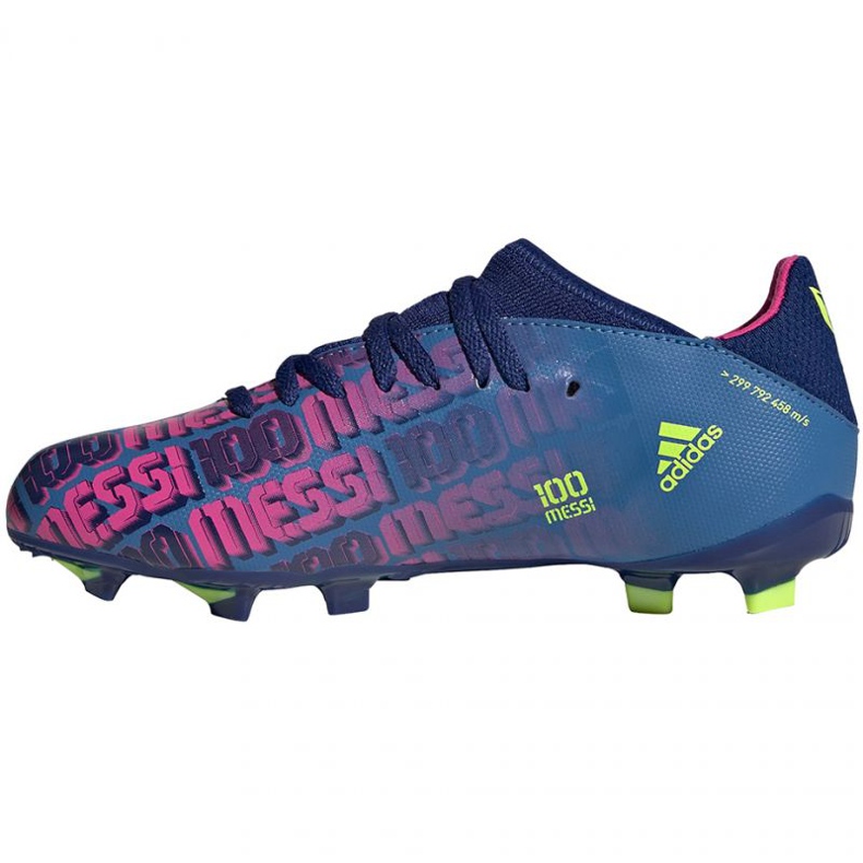 Chaussures de foot Adidas X Speedflow Messi.3 Fg Jr FY6932 multicolore bleu Chaussures de foot Adidas X Speedflow Messi.3 Fg Jr FY6932 multicolore bleu