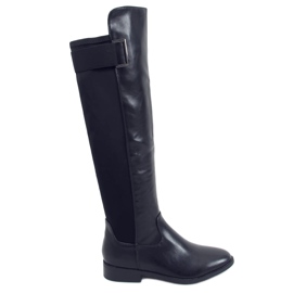 Bottes noires, F5850 Noir