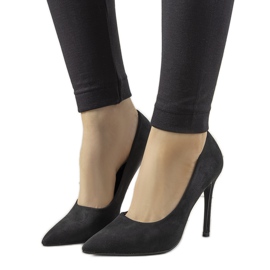 Escarpins classiques en daim Hyirnar noirs