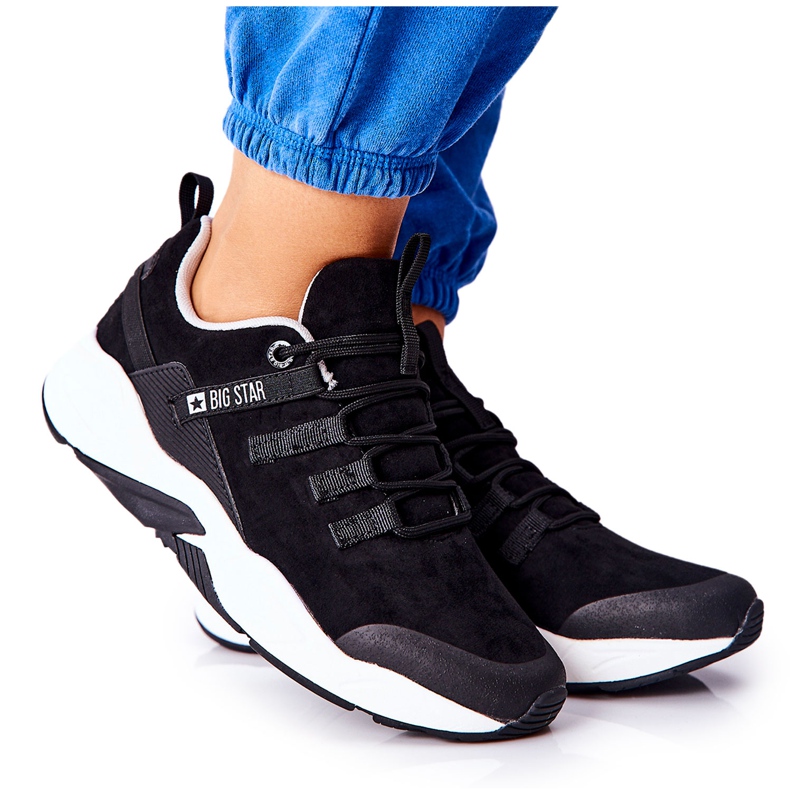Chaussures de sport en mousse à mémoire Big Star II274257 Noir le noir