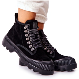 Bottes en cuir Big Star II274363 Noir