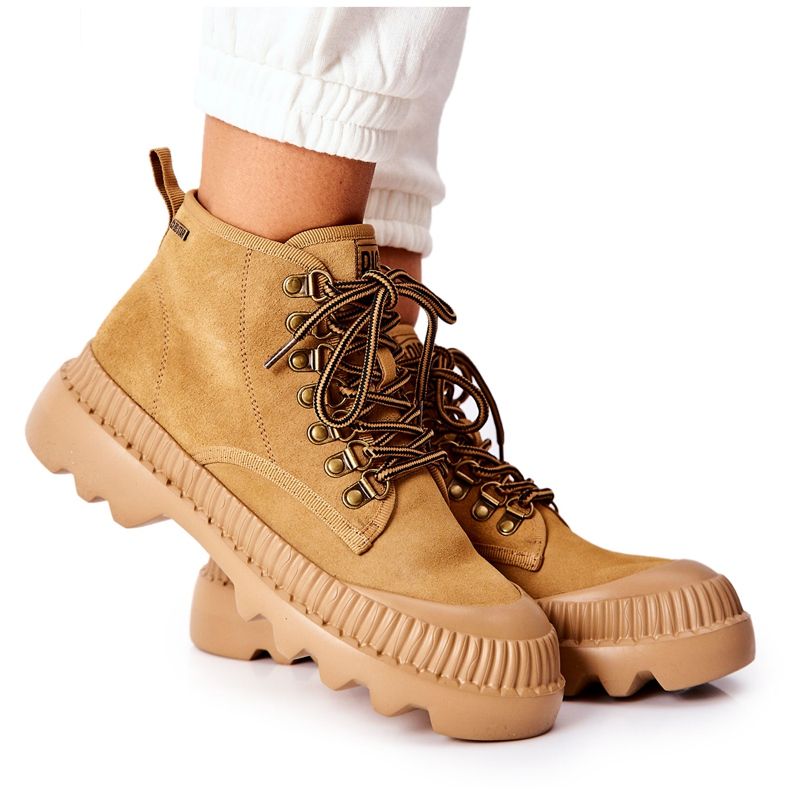 Bottes Trappeurs Cuir Big Star II274366 Camel brun Bottes Trappeurs Cuir Big Star II274366 Camel brun