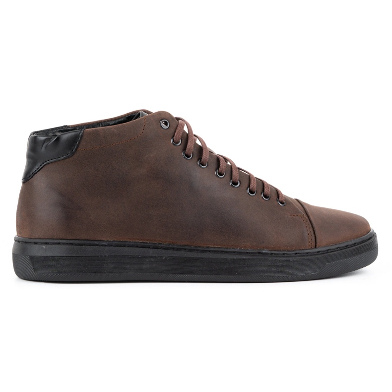 Polbut Chaussures en cuir pour hommes 2110sw marron foncé brun Polbut Chaussures en cuir pour hommes 2110sw marron foncé brun