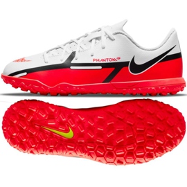 Chaussure de football Nike Phantom GT2 Club Tf Jr DC0827 167 multicolore blanche