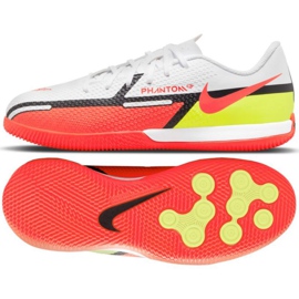 Chaussure de football Nike Phantom GT2 Academy Ic Jr DC0816 167 jaune, multicolore blanche