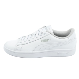 Puma Smash V2 Jr 365170 02 blanche bleu