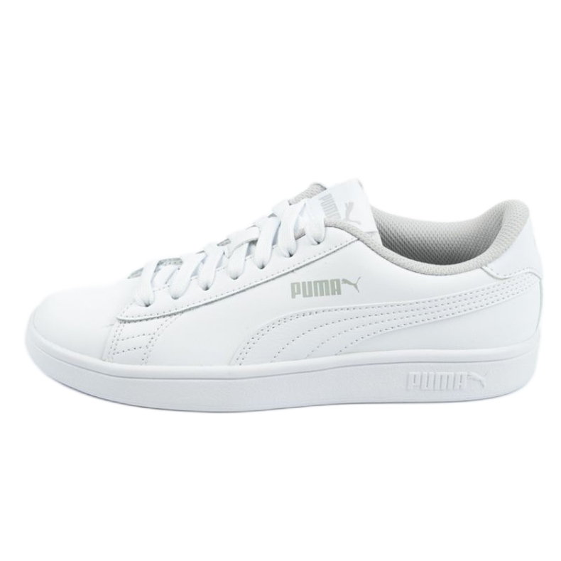 Puma Smash V2 Jr 365170 02 blanche bleu