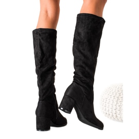 Bottes VINCEZA noires élégantes