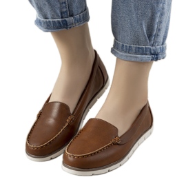 Mocassins femme marron de Montez brun