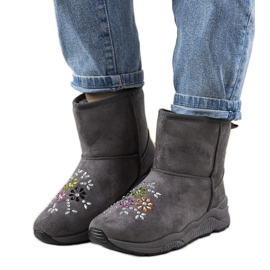 Bottes de neige femme Arana grises