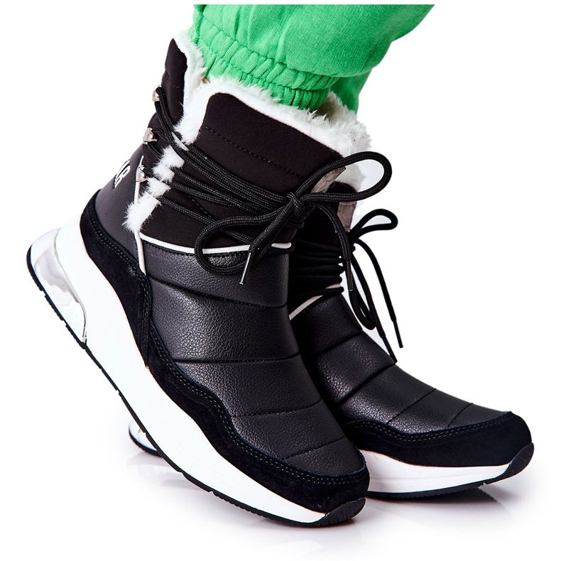 Bottes de neige nouées Big Star II274279 Noir le noir Bottes de neige nouées Big Star II274279 Noir le noir