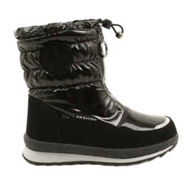 Bottes de neige pour enfants Miss Evento 21DZ23-4324 Noir le noir Bottes de neige pour enfants Miss Evento 21DZ23-4324 Noir le noir