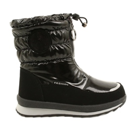 Bottes de neige pour enfants Miss Evento 21DZ23-4324 Noir le noir