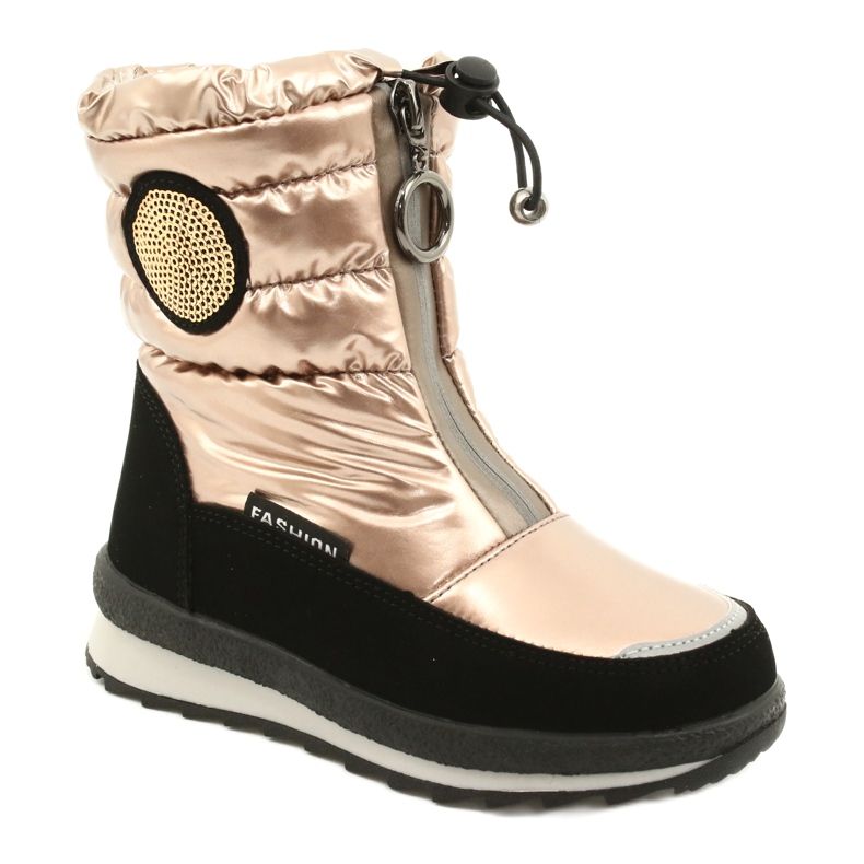 Bottes de neige pour enfants Miss Evento 21DZ23-4324 Or d'or Bottes de neige pour enfants Miss Evento 21DZ23-4324 Or d'or