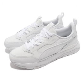 Puma R78 Trek Lth chaussures 383202 02 blanche