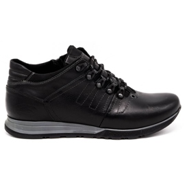Olivier Chaussures homme bottines cuir 920MP noir