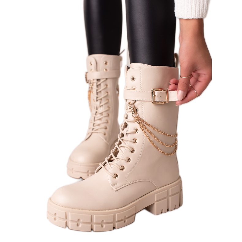 Seastar Hauts travailleurs avec une chaîne beige Seastar Hauts travailleurs avec une chaîne beige