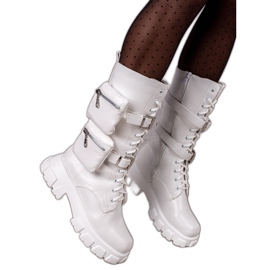 TRENDI Travailleurs de la mode avec des poches blanche TRENDI Travailleurs de la mode avec des poches blanche