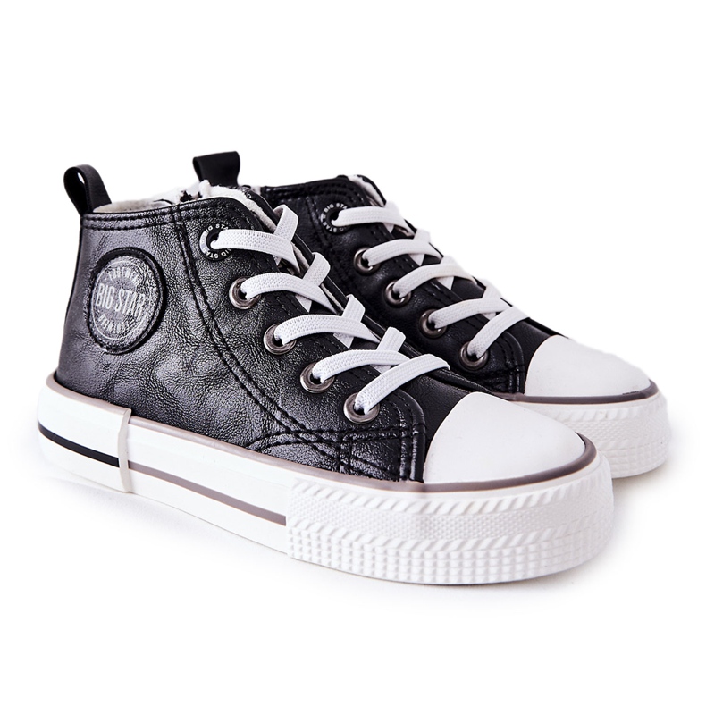 Baskets Hautes Enfant Big Star II374003 Noir le noir le noir Baskets Hautes Enfant Big Star II374003 Noir le noir le noir