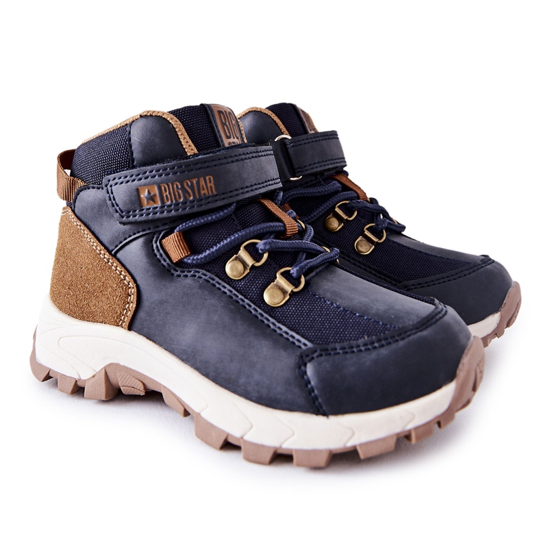 Chaussures Trekking Enfant Big Star II374098 Bleu Marine
