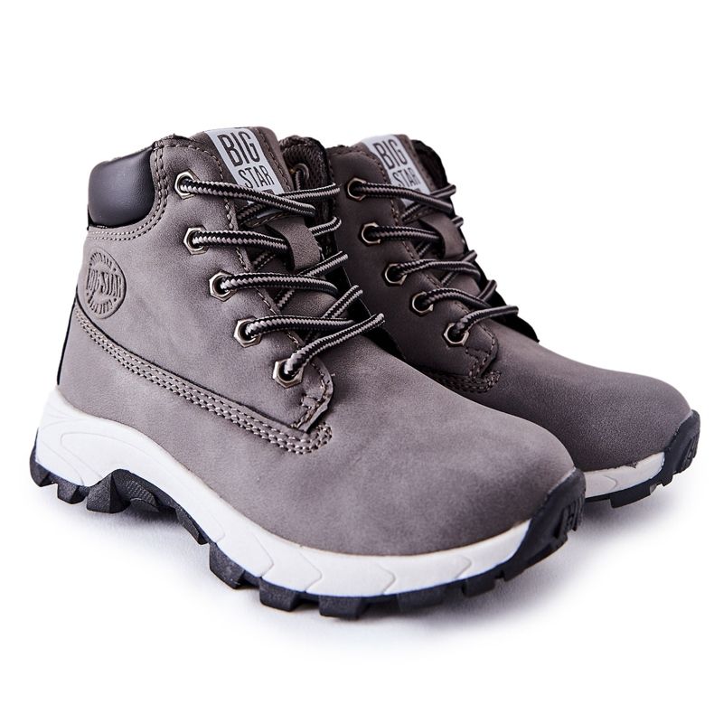 Chaussures Trekking Enfant Big Star II374102 Gris