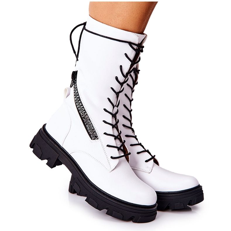 Bottes Glany Sergio Leone TR747 Blanc blanche Bottes Glany Sergio Leone TR747 Blanc blanche