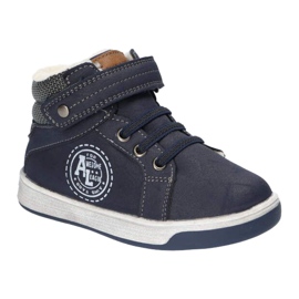 American Club XD21 / 21 Chaussures De Sport Chaudes Marine Avec Fourrure bleu marin